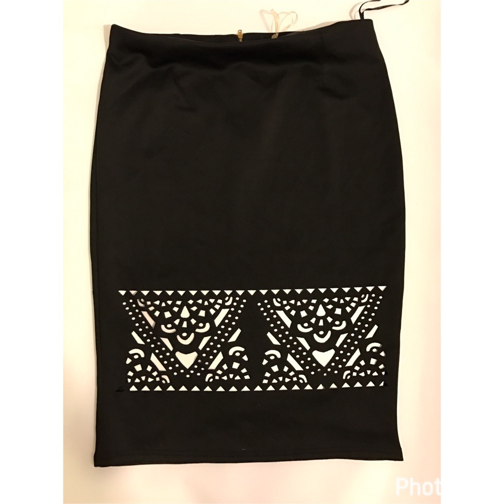 ASOS club L open work skirt BNWT